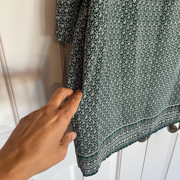 Madewell Starland Boho 💯% Silk Dress Size M EUC - Picture 9 of 14